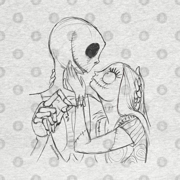 Jack and Sally Are Sew Good Together by jesterfeathers